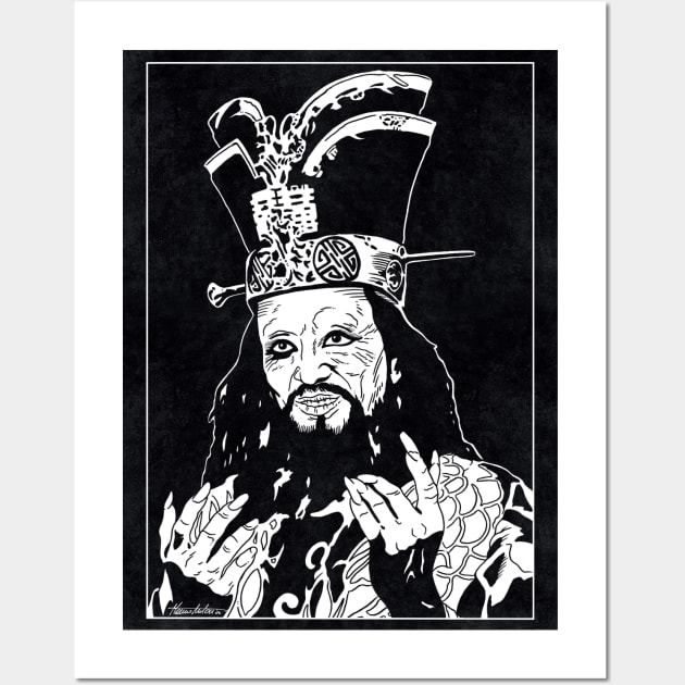 DAVID LO PAN - Big Trouble in Little China (Black and White) Wall Art by Famous Weirdos